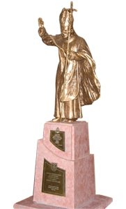 Miniatura pomnika papieża Jana Pawła II